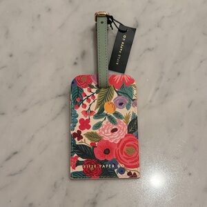 Rifle Paper Co. Floral Luggage Tag